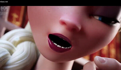 Anal sex in the library with the Princess Elsa of Arendelle, Porn Cartoon Frozen