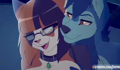 Romantic sex on the beach with Furry lovers, porn cartoon