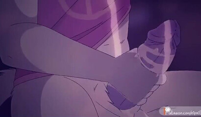 Long-tailed Furry impregnated by winged dragon