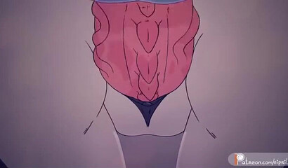 Long-tailed Furry impregnated by winged dragon