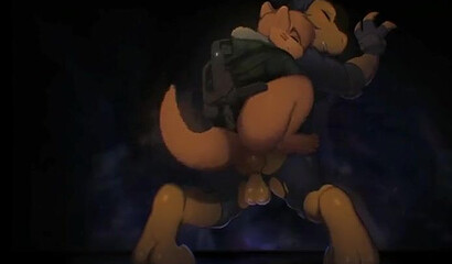 Furry gays enjoy anal penetration in hot porn cartoon