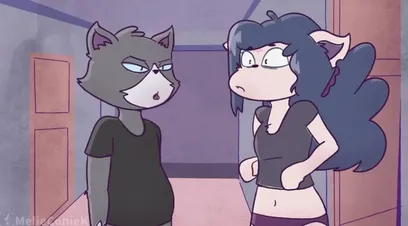 Порно комикс: досының анасы