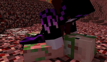 Homemade fuck in Minecraft format