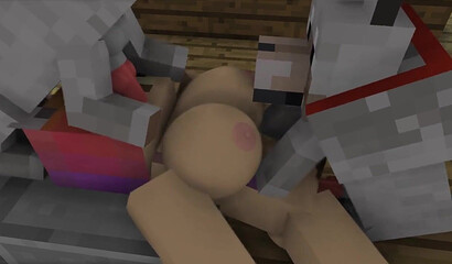 Big tits and two cocks