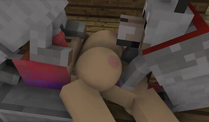 Big tits and two cocks