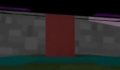 Crafting baby rides a dick in Minecraft