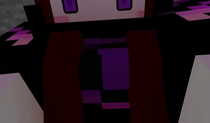 Crafting baby rides a dick in Minecraft