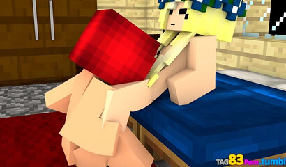 Lesbian porn in Minecraft