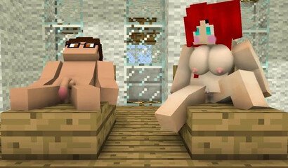 Nudist sex in Minecraft