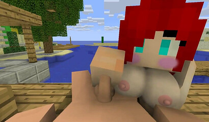 Nudist sex in Minecraft