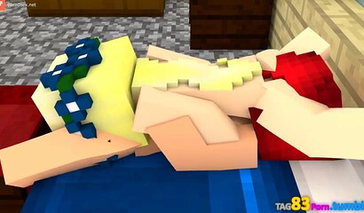 Lesbian porn in Minecraft