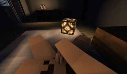 Porn in Minecraft Pussy Masturbation