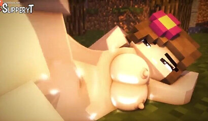 Porn in 3d from the game Minecraft