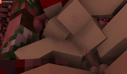 Group sex in Minecraft