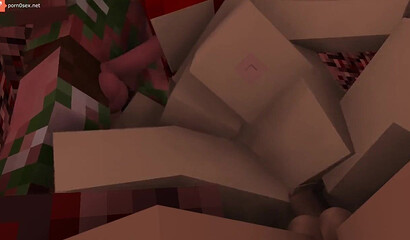Group sex in Minecraft