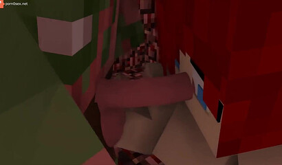 Group sex in Minecraft