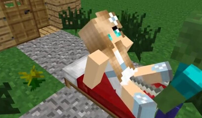 Porn cartoons from the game Minecraft