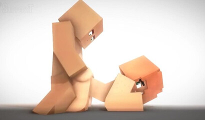 Porn cartoon Sex in Minecraft