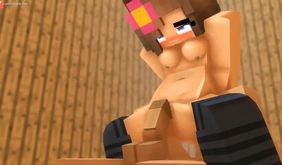 Porn in the game Minecraft (Minecraft)