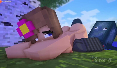 Porn cartoon game Minecraft