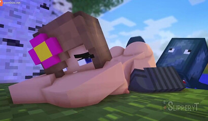 Porn cartoon game Minecraft
