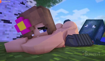 Porn cartoon game Minecraft