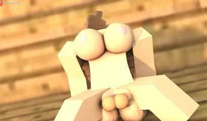 Minecraft porn with big tits
