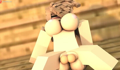Minecraft porn with big tits