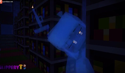 Sex with a student in the Minecraft library