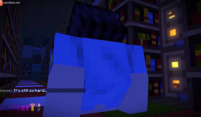 Sex with a student in the Minecraft library