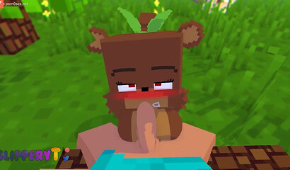 The guy fucked Masha in the forest