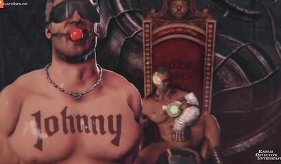 Cassie Cage and Sonya Blade in animated BDSM porn Mortal Kombat