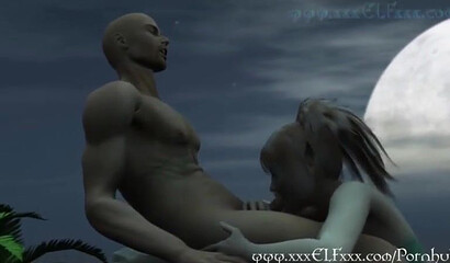 Skinny fairy gives magical blowjob in hot 3D porn