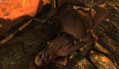 Medieval porn in the world of Skyrim! Hot sex video from the game The Elder Scrolls V