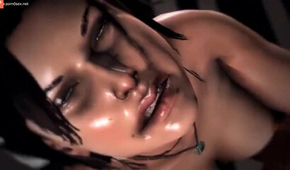 Lara Croft moans loudly while having hard sex with a bastard, Tomb Raider porn