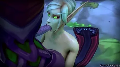 Тролль и ночной эльф World of Warcraft 3D секс анимация - kingplayclub.ru