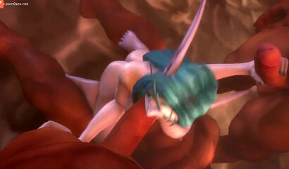 Warcraft 3D porn with beautiful elves, orcs and monsters