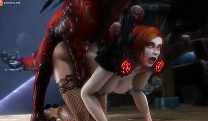 Collection of dirty 3D porn from the world of World of Warcraft