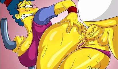 The Simpsons: Sexy Spinning by Kogeikun