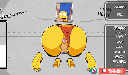 HoleHouse v0.1.28 Porn game - Marge Simpson gets fucked and creampied - All scenes
