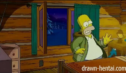 Simpsons Hentai - Cabin of love