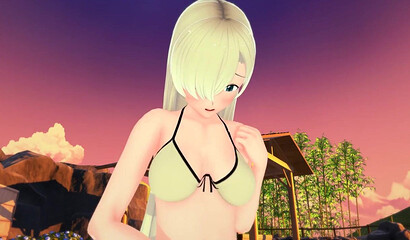 Seven Deadly Sins - Elizabeth Liones masturbation and sex - Hentai