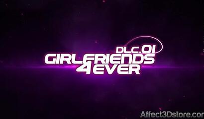 Pretty Tara loves brunette Sayako's massive futanari brunette cock