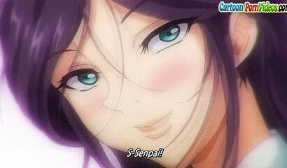 Sexy student fucks all her classmates in hentai cartoon