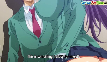 Sexy student fucks all her classmates in hentai cartoon