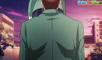 Sexy student fucks all her classmates in hentai cartoon