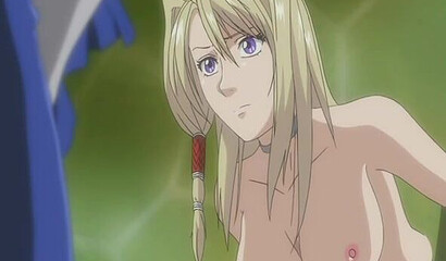 Anime girl is fucked by huge cock of alien monster