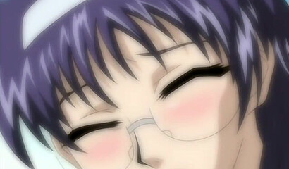 Japanese student with glasses fucks classmate in hentai cartoon