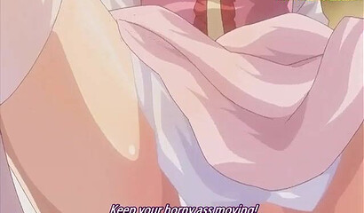 Redheaded anime girl deep sucks cock before good sex