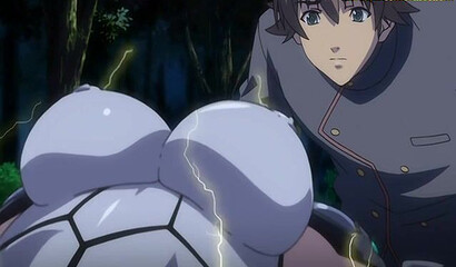 The guy rescued the anime hottie and took advantage of her wet pussy